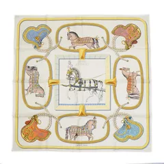 HERMES⭐︎シルクスカーフ グランアパラ アレンジいろいろ♪】HERMES☆ツイリー《グラン・アパラ