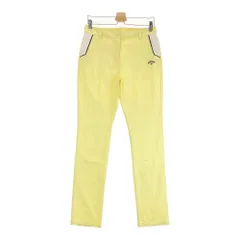 サイズ：L CALLAWAY キャロウェイ  ストレッチ ロングパンツ  イエロー系 [240101415247] ゴルフウェア レディース ストスト