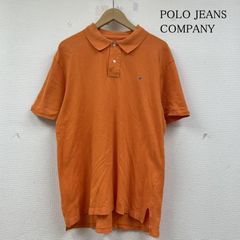 POLO JEANS COMPANY ポロジーンズカンパニー ポロシャツ 半袖 ヴィンテージ 90s 半袖 ポロシャツ 星条旗 ロゴ 刺繍 ワンポイント ボタン ショートスリーブ kk-mj-lm-1000
