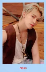 【中古】コレクションカード(男性) SEVENTEEN/ディノ(DINO)/裏面水色・赤/CD「Seventeenth Heaven」(PM 2：14 Ver.)インスタントフォトカードセット