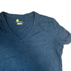 カーハート　半袖　Tシャツ　Lサイズ　リラックスフィット　ブラック　US古着　Vネック　90s