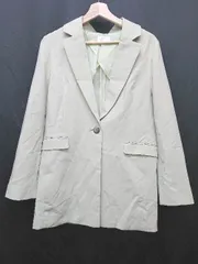 ◇ rienda リエンダ 長袖 テーラードジャケット サイズS グリーン系 レディース P  【1407260021940】