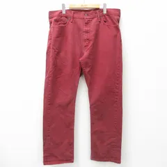 W39/古着 リーバイス Levis 513 ジーンズ メンズ 大きいサイズ エンジ デニム 25jul02 中古 ボトムス ジーパン Gパン ロング パンツ