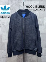 美品 アディダス オリジナルス ツィード スーパースタージャケット M ウールブレンドジャケット adidas