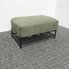 美品『メーカー不明』オットマン フットスツール スツール チェア
