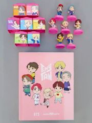 [중고] 트레이딩 피겨 TinyTan 블록 팩 + 피겨 세트 한국 바스킨 로빈스 한정