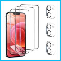 【新着商品】【高透過率/全面保護】 iPhone12 iPhone12 カメラフィルム MINI MINI 保護フィルム iPhone12MINI 保護シート + 強化ガラス ガラスフィルム 画面保護 【3+3枚】