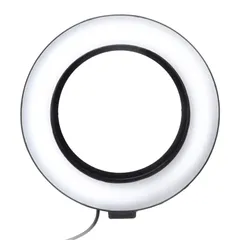 【人気商品】エツミ LED リングライト 6インチ 外径16.5cm 3色モード 調光可能 【 三脚 や スタンド に付けられます】 VE-2253