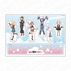 ラブライブ！ 虹ヶ咲 ダイカットクリアカード12種 三つ折りボード