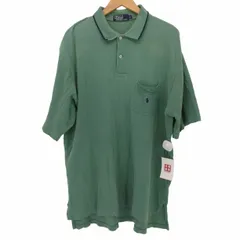 ポロバイラルフローレン Polo by RALPH LAUREN 90-00s ポニー 刺繍 S/S ポロシャツ メンズ import：XL 