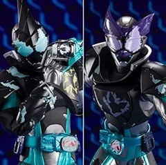 [중고] SHFiguarts 가면 라이더 에빌 박쥐 게놈 / 자칼 게놈