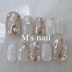 オーダーメイド/即決可能/ネコポス可能/結婚式/成人式/結婚式ネイル/ブライダル/卒業式ネイル/ネイルチップ/ニュアンスネイル