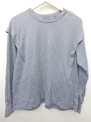 ◇ JOURNAL STANDARD ジャーナル シンプル 無地 長袖 Tシャツ カットソー サイズF ブルー系 レディース P  【1407260008729】