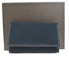 【中古】 未使用 グッチ GUCCI 6連キーケース GG柄 ブラック キャンバス レザー 保存箱付き 09JA097