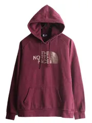 【お得なクーポン配布中!】 ノースフェイス プリント スウェット フード パーカー レディース M 古着 アウトドア The North Face トレーナー プルオーバー 裏起毛 薄手