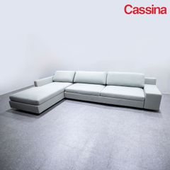 【中古品】Cassina カッシーナ 236 MISTER ミスター カウチ ソファ ファブリック ライトブルー フィリップ・スタルク 定価171万【配送要確認】