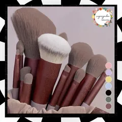 メイクブラシ13本セット 収納ポーチ付き 化粧ブラシセット 超柔らかい 初心者向き メイク道具 持ち運び 携帯便利 チークブラシ コスメブラシ パウダーブラシ 韓国 化粧 ブラシセット プレゼント 贈り物 メイクアップブラシ 86SHESHENG-001