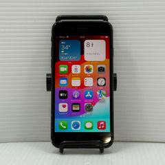 ★SIMロック解除済★デュアルSIM対応（nano-SIMとeSIM）★iPhone SE(第2世代) ブラックー64GB （MHGP3J/A）★0331-202412-1240★