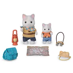 【在庫セール】ドールハウス Sylvanian おもちゃ 3歳以上 STマーク認証 コ-76 】 Families どきどき探検セット-ラテネコきょうだい- 【 人形・家具セット シルバニアファミリー エポック(EPOCH)