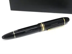 ■極美品■ MONT BLANC モンブラン マイスターシュテュック ペン先 18K 750 18金 万年筆 筆記用 ステーショナリー ブラック系 FC9053 □極美品□ MONT BLANC モンブラン マイスターシュテュック ペン先 18K