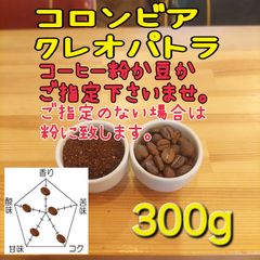コーヒー粉or豆300g　クレオパトラ