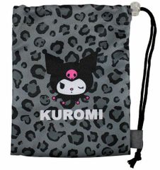 クロミ サンリオキャラクターズ ショッパー風巾着 SANRIO サンリオ キティ 50周年 アニバーサリー SANRIO ハローキティ クロミ マイメロディ シナモロール キティちゃん クロミちゃん Y2Kシリーズ ワイツーケー 遠足 旅行 給食袋