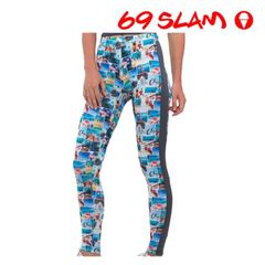 ≪セール半額50%OFF≫ 69SLAM ロックスラム ヨガ レギンス ヨガ ウェア INTO THE BLUE アクティブウェア レディース