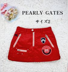 PEARY GATES ワッペン　キルティング　ジップスカート