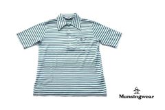 [Clearance Sale] Munsingwear Grand Slam Used Striped Short-Sleeve Polo Shirt Men's Golf Wear Size M
