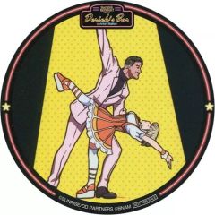 [중고] 코스터 (캐릭터) 트래비스 & 소피 코스터 [DOUBLE DECKER! 더그 & 키릴 Derick's Bar in 아니 ON STATION] 음료 주문 특전