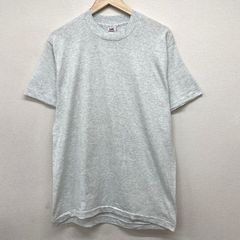 新品 90's USA製 フルーツ オブ ザ ルーム FRUIT OF THE LOOM 半袖 無地 Tシャツ シングルステッチ メンズ M ヘザーグレー