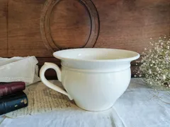 フランスアンティーク サルグミンヌ コンフィチュールポット ホワイト 陶器 コンフィチュールポット サルグミンヌ | フランス アンティーク