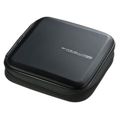【在庫セール】BD・CD・DVDセミハードケース(ブルーレイディスク対応不織布タイプ) ブラック 24枚収納 FCD-WLBD24BK サンワサプライ