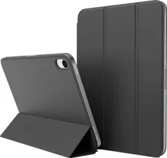 ダークグレー 【elago】 iPad mini 6 2021 対応 スタンド ケース カバー 強力 マグネット 式 角度調整 iPadスタンド Apple Pencil 2 充電 ホルダー 付 / 2段階 角度 変更 背面 保護 マグネットスタンド [ iP