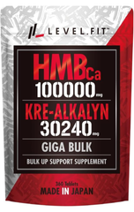 LEVEL FIT HMB クレアチン（特許成分クレアルカリン） サプリ100000mg（アンチドーピング認証済）360粒1袋