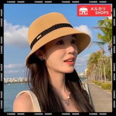 バケットハット レディース サマーハット 蒸れない 麦わら帽子 紫外線対策 帽子 リゾートコーデ 小顔見せ 可愛い 夏 ハット 通気性 涼しい ペーパーハット サファリハット 無地 ナチュラル 韓国 UV対策 海 シンプル 蒸れない 6NAYUE-001