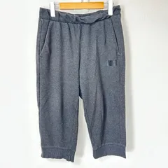 (^w^)b PUMA プーマ スウェットパンツ コットン 綿 ロゴプリント 無地 シンプル スポーツ 運動 トレーニング ジム イージー ラフ リラックス ルームウェア ダークグレー メンズ サイズM