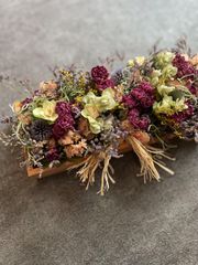 木箱　arrangement ドライフラワー　置きタイプ