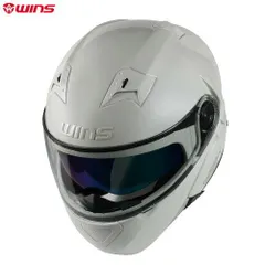 【極美品】WINS CR series ジェットヘルメット　Mサイズ　シルバー 極美品】WINS CR series ジェットヘルメット Mサイズ シルバー