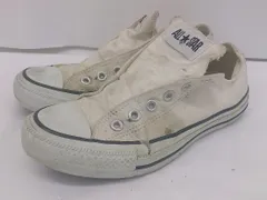 ◇ CONVERSE コンバース ALL STAR SLIP lll OX 1C239 スニーカー シューズ サイズ24.0cm オフホワイト系 レディース E  【1304120002197】
