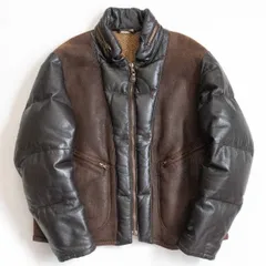 【最高級/希少】EMPORIO ARMANI【80s/レザー ダウン】50 エンポリオアルマーニ ジャケット 赤タグ アーカイブ u2401069のサムネイル