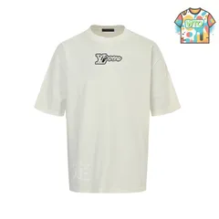 【今日WTO】Louis Vuitton 25ss ファレル・ウィリアムズ ロゴ刺繍ノースリーブ T-VU37