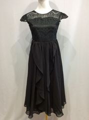 子供 ドレス 黒 ワンピース 女の子 子供ドレス 150cm フラワーガール ピアノ発表会 ドレス aラインワンピース 七五三 卒業式 結婚式 ブラック プリンセスドレス　パーティー フォーマル 女の子ドレス キッズドレス da672s1