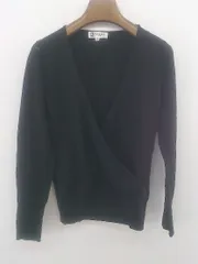 ◇ MICHEL KLEIN ミッシェルクラン 長袖 ニット セーター サイズ38 ブラック レディース E  【1303240010679】