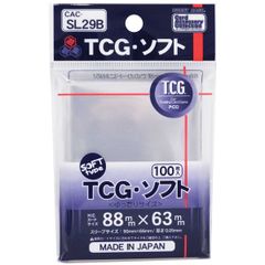 TCG スリーブ ソフト 100枚入り カードスリーブ ホビーベース メール便対応のサムネイル