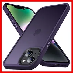 【セール中】 iPhone 14 / iPhone 13 [6.1インチ]_パープル Anqrp iPhone 14 / iPhone 13 用 ケース 半透明