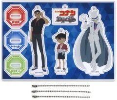 【中古】雑貨 アーサー・ヒライ(江戸川コナン)＆怪盗キッド＆京極真 オリジナルアクリルスタンディ3個セット 「Blu-ray/DVD 劇場版 名探偵コナン 紺青の拳 TSUTAYA限定版」 購入特典