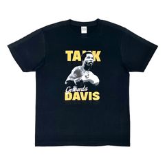 オリジナル ボクシング Tシャツ ガーボンタ ジャーボンテイ デービス TANK タンク WBA世界ライト級 3階級 無敗 チャンピオン ボクサー 黒 ブラック XS(SS) S M L XL(LL) ジャスト オーバーサイズ メンズ レディース ユニセックス