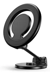 ★Topmake  車載スマホホルダー【44個の強力な磁石】車 スマホホルダー 車載 全亜鉛合金 360度回転 携帯ホルダー マグネット 安定性拔群 マグセーフ 4-8インチ全機種対応 iPhone 15 14 13 12 Pro Max Plus Mini