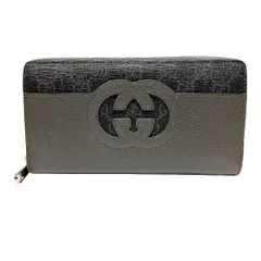 グッチ　GUCCI　カットアウト　インターロッキングG　ジップアラウンドウォレット　701423　長財布　ユニセックス　美品